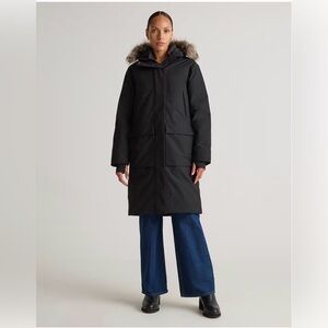 NWT Quince Responsible Down Hooded Long Parka